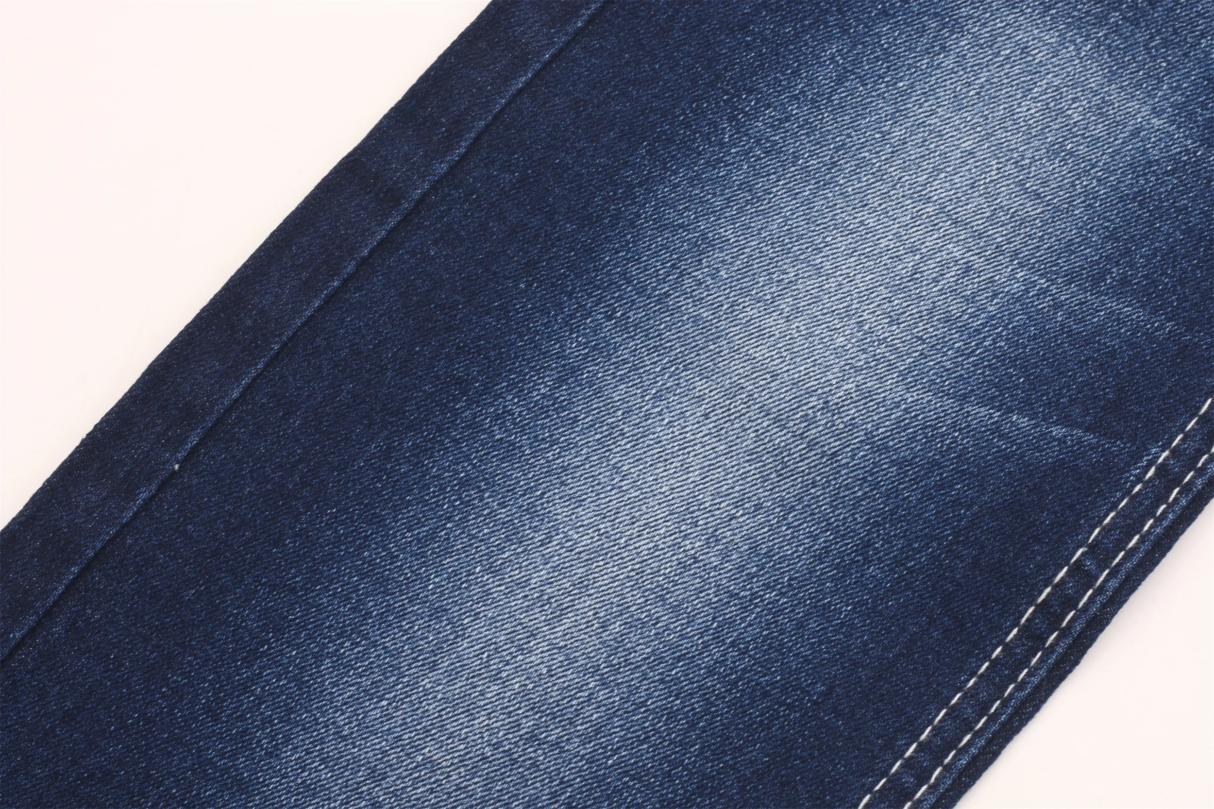 Chinese Factory Hot Sale High Elastic Dark Blue   Cotton/Poly/Spandex Denim Fabric for men Jeans