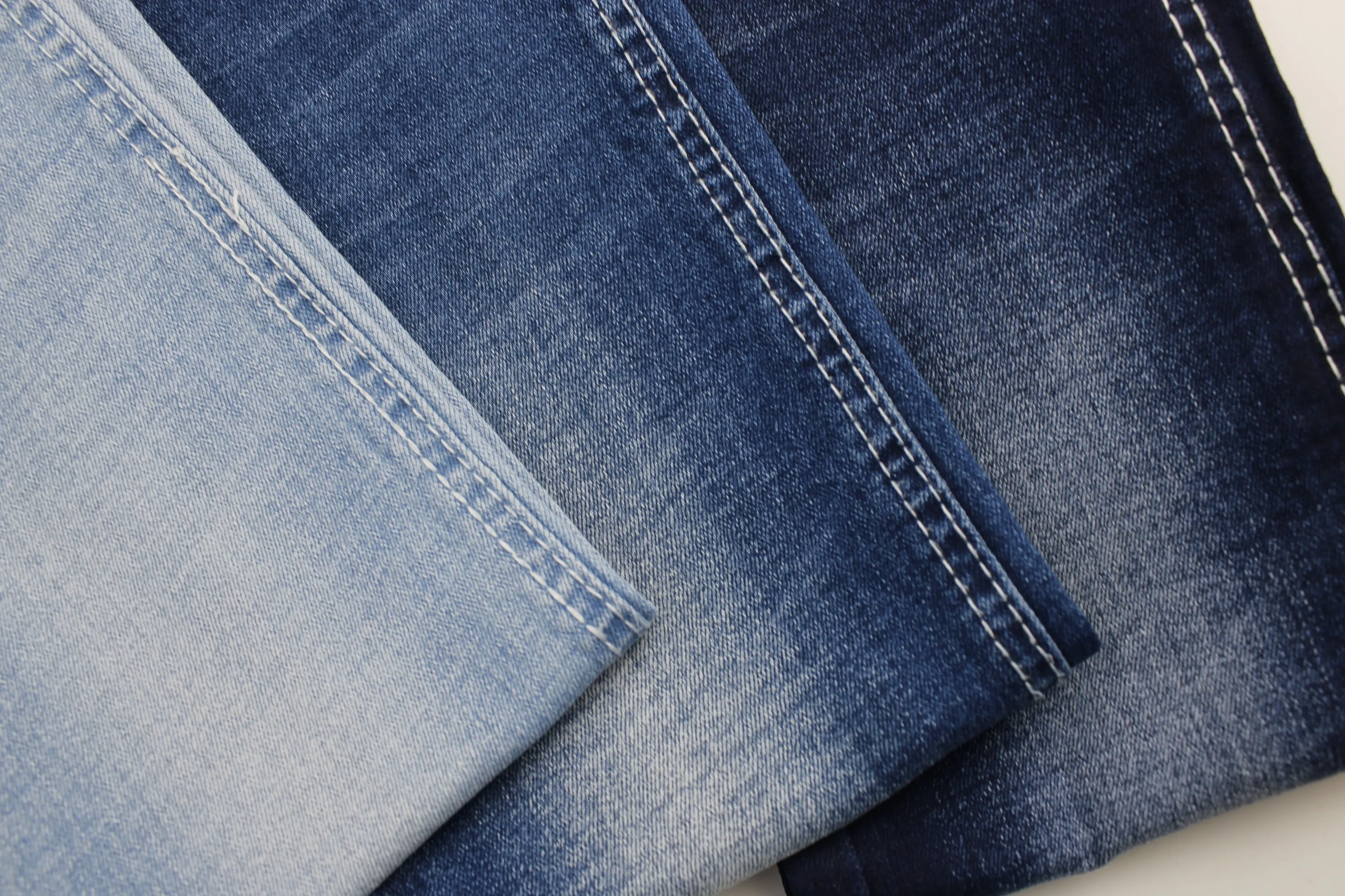 OA  Hot Sale High Elastic Dark Blue 9.5 OZ soft hand feeling Cotton/Poly/Spandex  Denim Fabric for Jeans