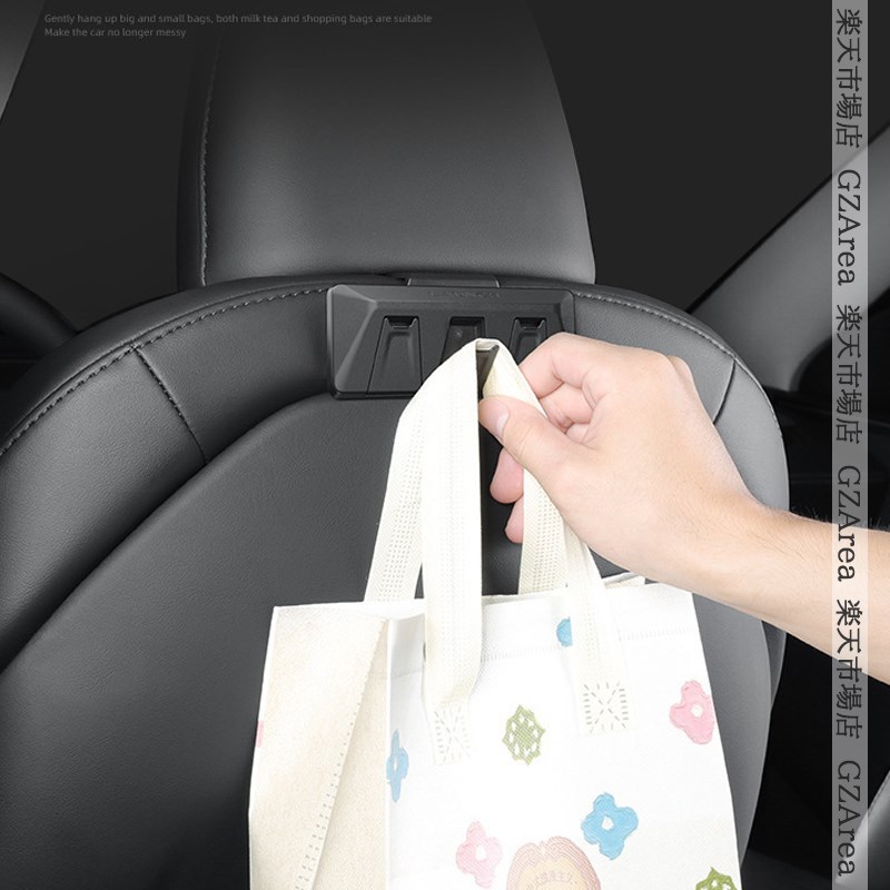 テスラ モデル3/Y Tesla Model3/Y ヘッドレストフック カーシートフック カーフック 車用ハンガー 荷物掛け 内装 カスタム パーツ アクセサリー TSY068