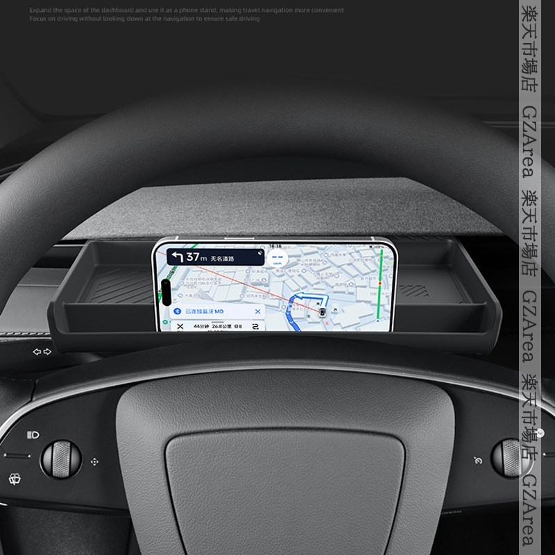 テスラ モデル3/Y Tesla Model3/Y インパネ増設小物収納トレイ スマホホルダー 内装 カスタム パーツ アクセサリー TSY071