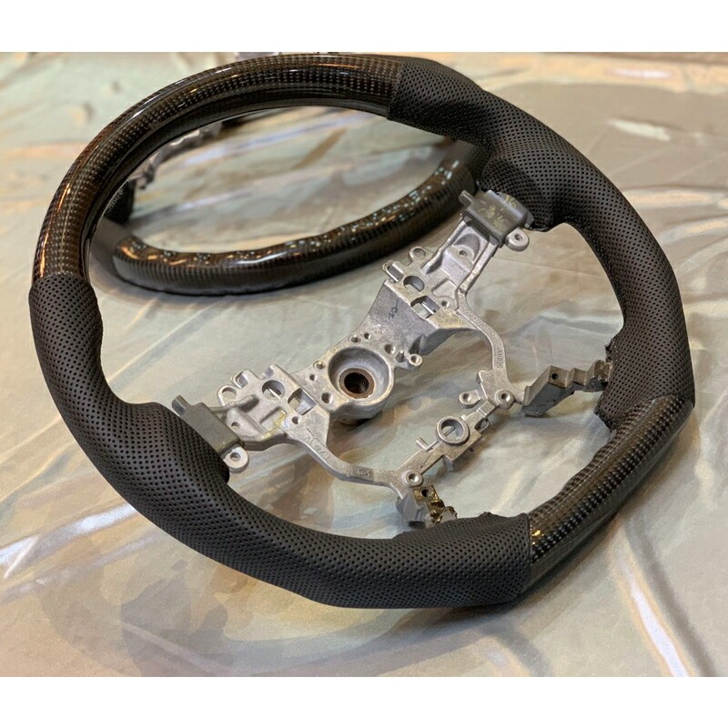 TOYOTA トヨタ ランドクルーザープラド150系 後期 アクセサリー カスタムパーツ リアルカーボンステアリング FB165