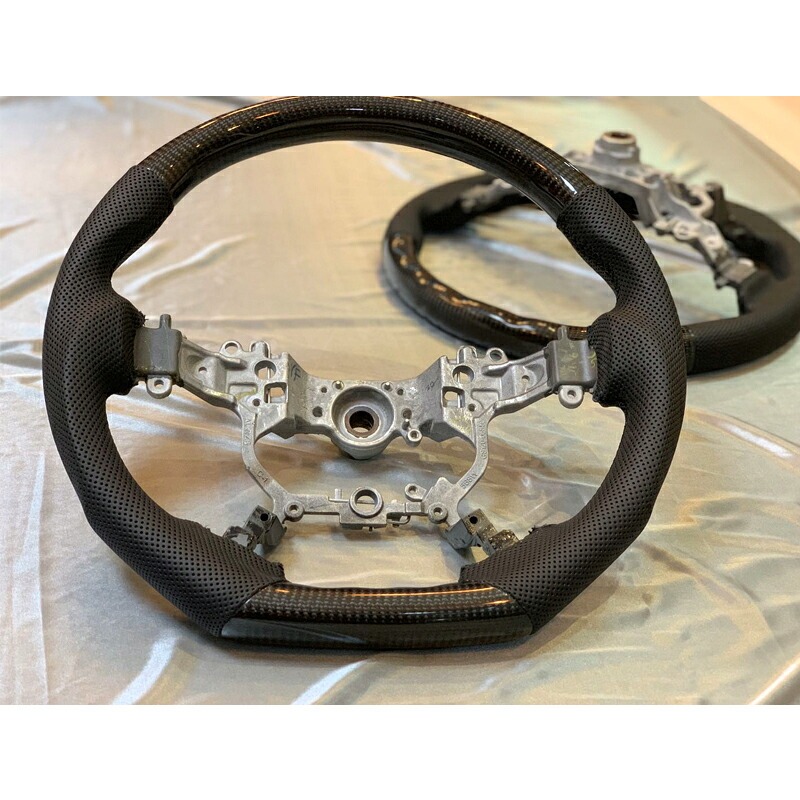 TOYOTA トヨタ ランドクルーザープラド150系 後期 アクセサリー カスタムパーツ リアルカーボンステアリング FB165