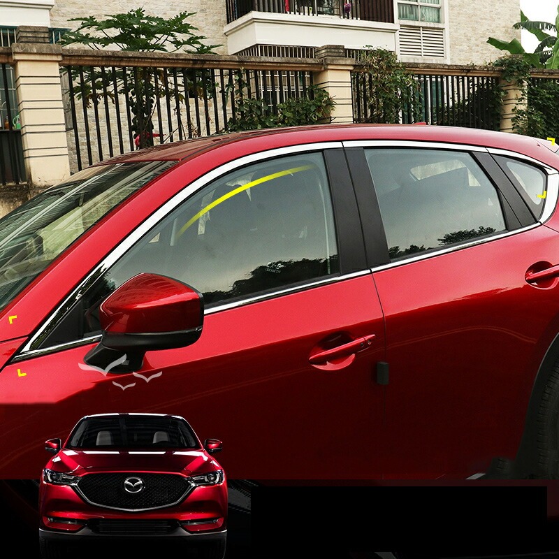 CX5 KF系 パーツ アクセサリー カスタム マツダ  用品 外装 ウェザーストリップモール サイドウィンドウモール MC045