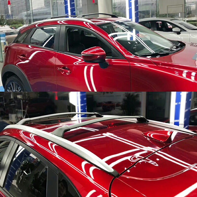 CX-3 DK系 アクセサリー カスタム パーツ マツダ  用品 外装 専用ルーフキャリア クロスバー MD021