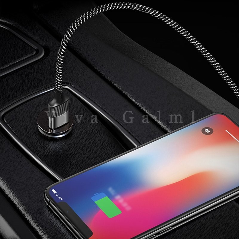 シガーライターソケット USBコンセント スマホチャージャー 電圧計付き 2ポート 同時充電可能 Iphone/Android対応 TS032