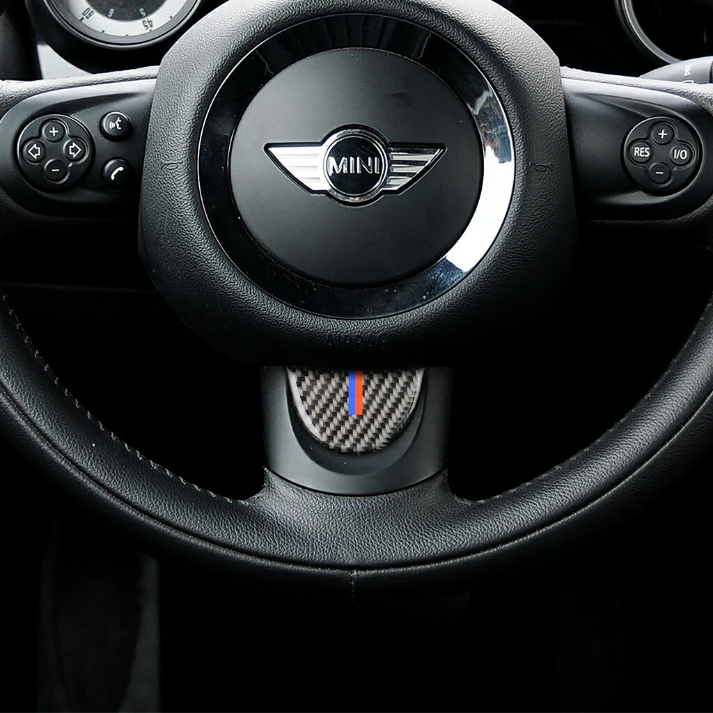 BMW ミニ MINI ワン クーパー アクセサリー カスタム パーツ インテリアパネル ステアリングガーニッシュ MN231