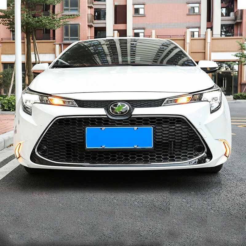 TOYOTA トヨタ 12代目カローラ 210系 セダン ツーリング スポーツ パーツ LEDデイライト 流れるウィンカー FO016