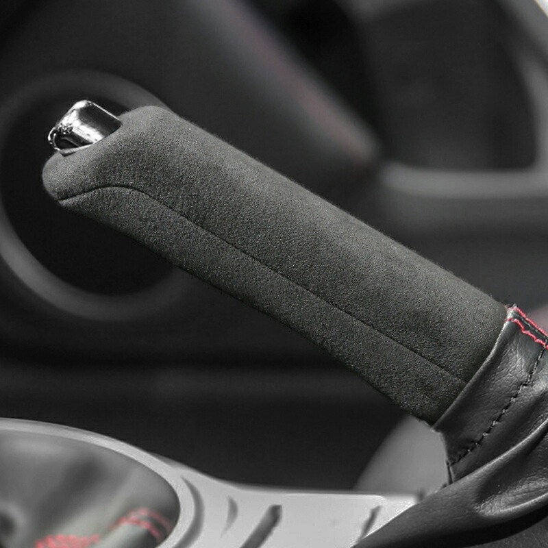 TOYOTA トヨタ86 SUBARU スバルBRZ アクセサリー カスタム パーツ Alcantara スエードハンドルブレーキカバー TE112