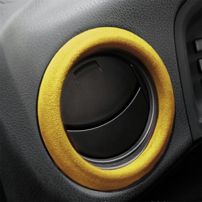 TOYOTA トヨタ86 SUBARU スバルBRZ アクセサリー カスタム パーツ Alcantara スエード吹き出し口ガーニッシュ TE115