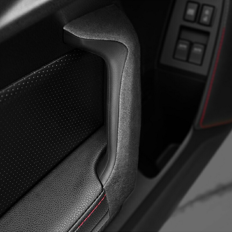 TOYOTA トヨタ86 SUBARU スバルBRZ アクセサリー カスタム パーツ Alcantara スエードドアハンドルガーニッシュ TE116