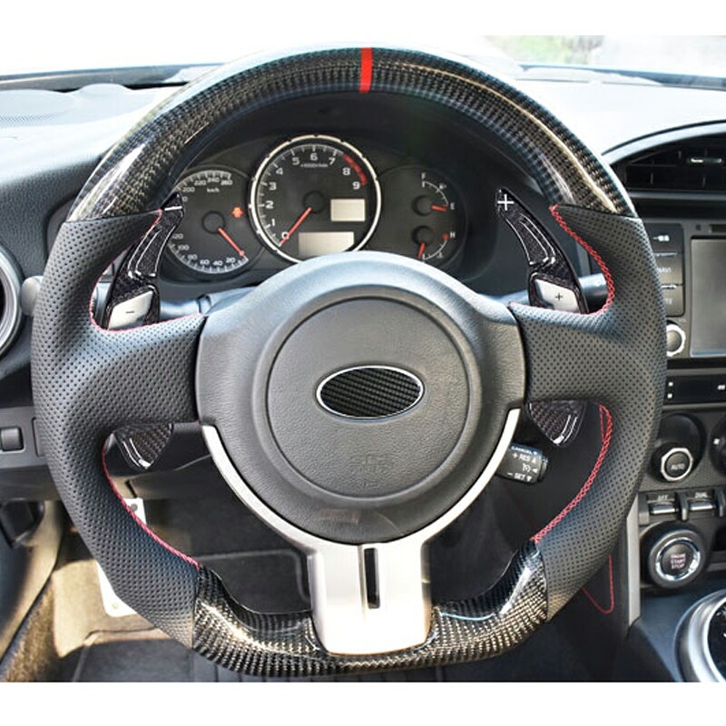TOYOTA トヨタ86 SUBARU スバルBRZ アクセサリー カスタム パーツ リアルカーボンパドルシフトカバー TE101