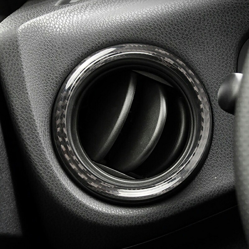 TOYOTA トヨタ86 SUBARU スバルBRZ アクセサリー カスタム パーツ リアルカーボン吹き出し口ガーニッシュ TE104