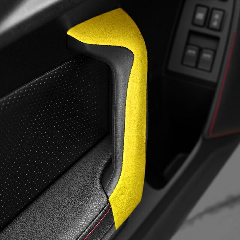 TOYOTA トヨタ86 SUBARU スバルBRZ アクセサリー カスタム パーツ Alcantara スエードドアハンドルガーニッシュ TE116