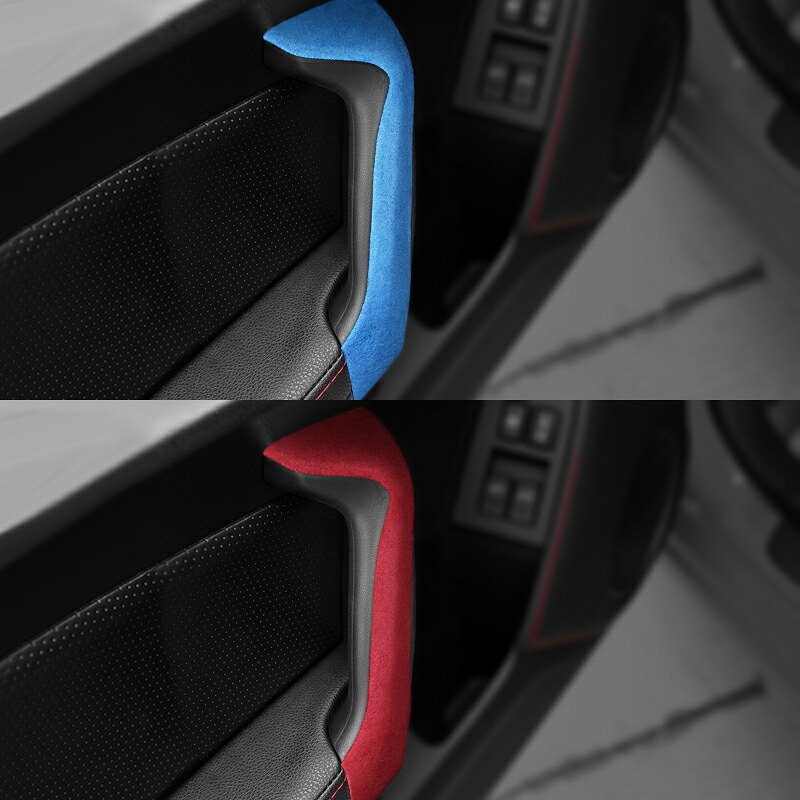 TOYOTA トヨタ86 SUBARU スバルBRZ アクセサリー カスタム パーツ Alcantara スエードドアハンドルガーニッシュ TE116