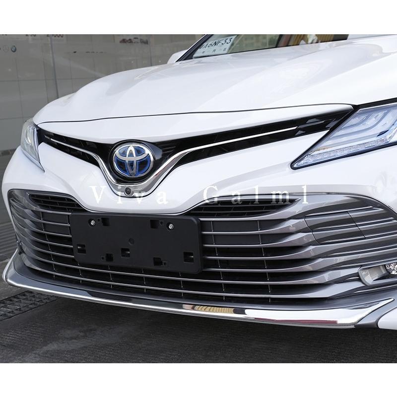 TOYOTA トヨタ 新型カムリ 70系 アクセサリー カスタム パーツ CAMRY 用品 フロントガーニッシュ バンパーガーニッシュ FC031