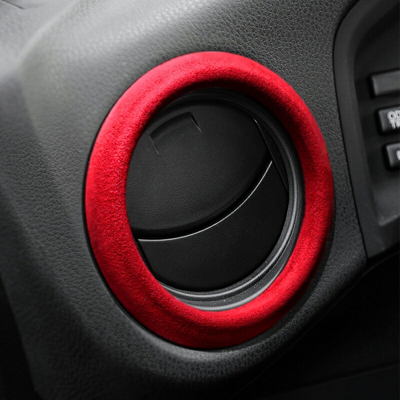 TOYOTA トヨタ86 SUBARU スバルBRZ アクセサリー カスタム パーツ Alcantara スエード吹き出し口ガーニッシュ TE115
