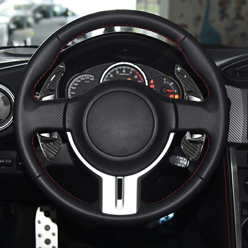 TOYOTA トヨタ86 SUBARU スバルBRZ アクセサリー カスタム パーツ リアルカーボンパドルシフトカバー TE101