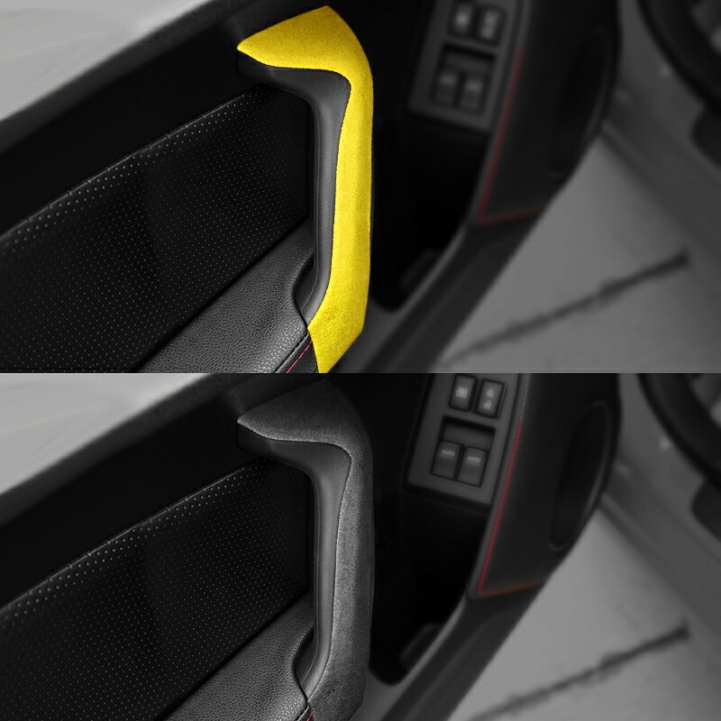 TOYOTA トヨタ86 SUBARU スバルBRZ アクセサリー カスタム パーツ Alcantara スエードドアハンドルガーニッシュ TE116