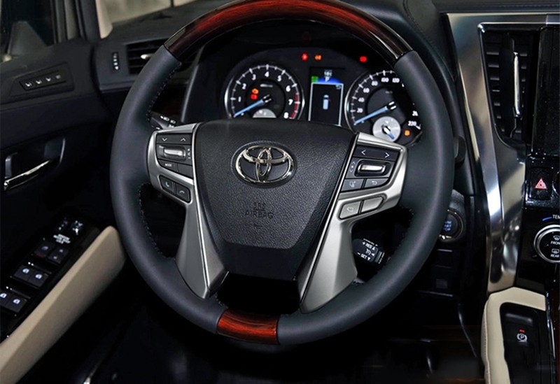 TOYOTA トヨタ アルファード30 ヴェルファイア30系 アクセサリー カスタム トヨタ センタートリムカバー ステアリングパネル FA101