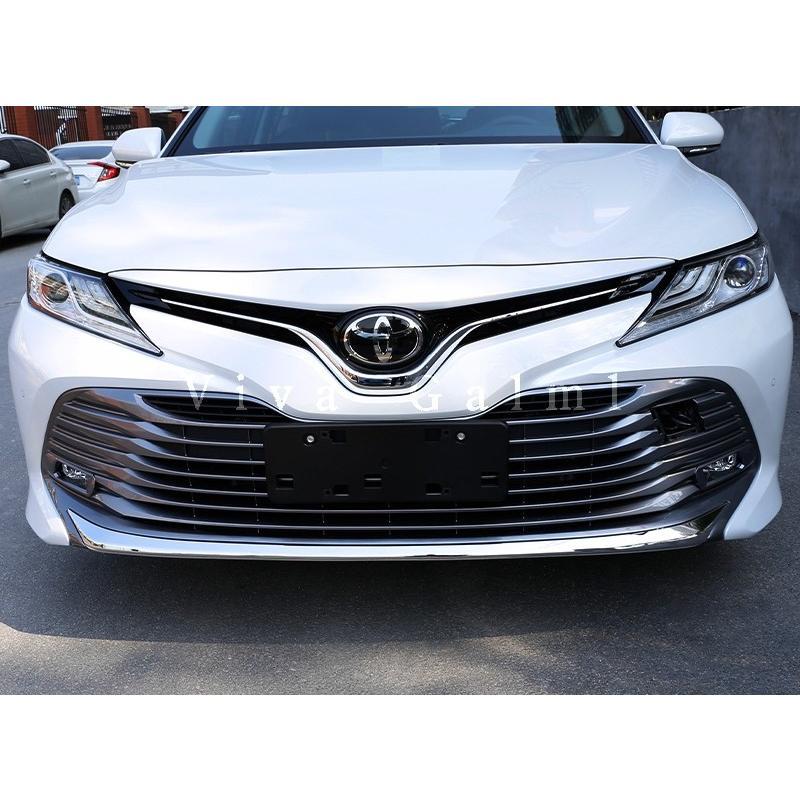 TOYOTA トヨタ 新型カムリ 70系 アクセサリー カスタム パーツ CAMRY 用品 フロントガーニッシュ バンパーガーニッシュ FC031