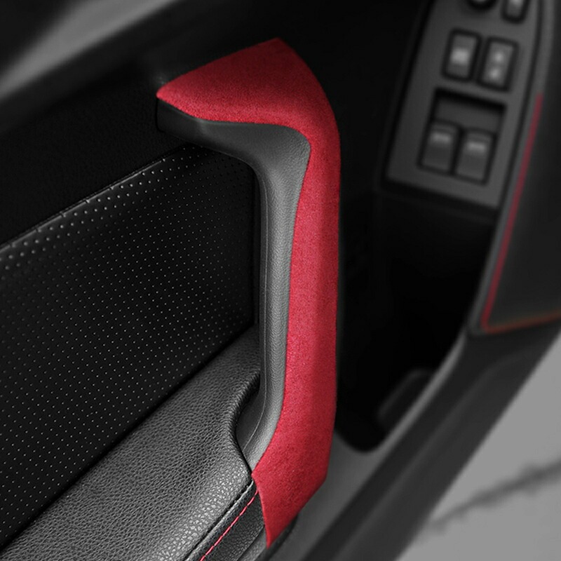 TOYOTA トヨタ86 SUBARU スバルBRZ アクセサリー カスタム パーツ Alcantara スエードドアハンドルガーニッシュ TE116