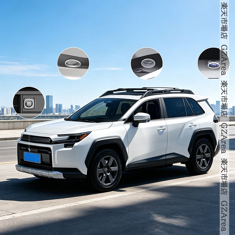 新型RAV4 60系 Adventure Z GR-SPORT カメラ保護カバー 高透過率 4個セット 外装 カスタム パーツ アクセサリー FV402