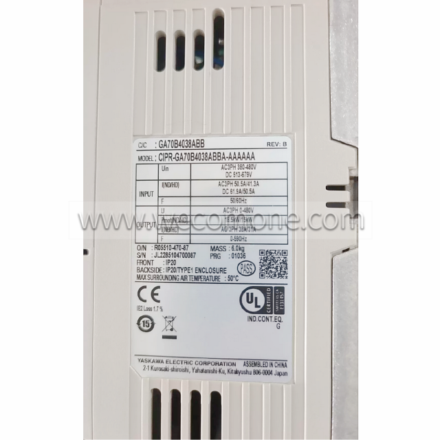 Yaskawa inverter CIMR-LB4A0015FAC  5.5KW