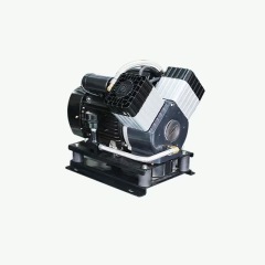 Abdominal suction pump head