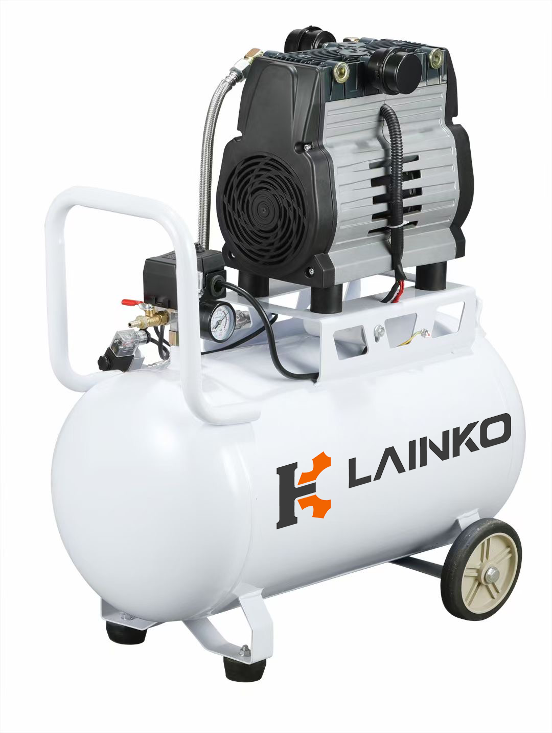 Large industrial oil-free air compressor