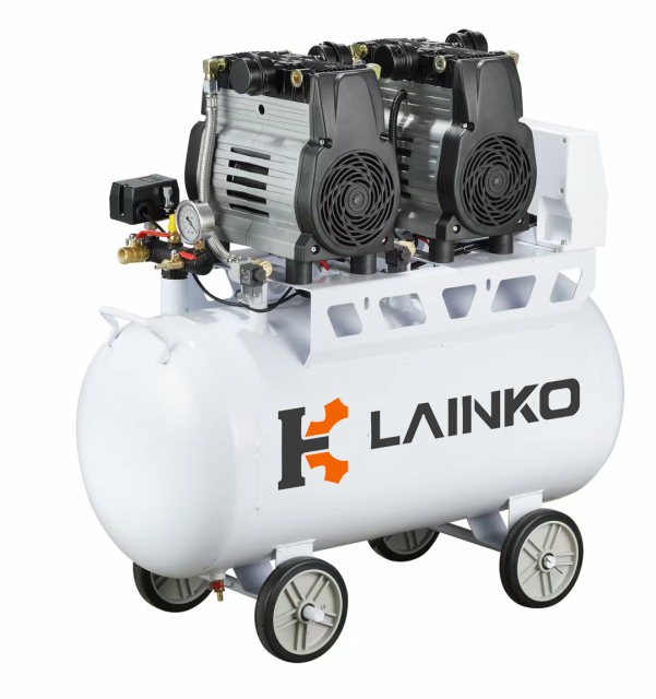 Large industrial oil-free air compressor