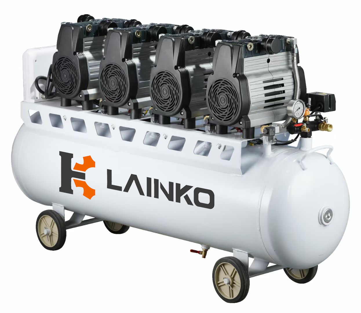 Large industrial oil-free air compressor