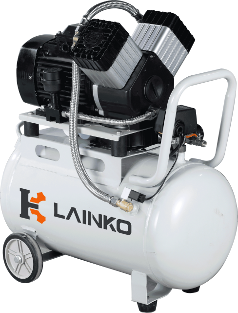 Oil-free belly suction air compressor