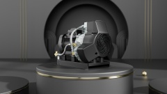 Abdominal suction pump head