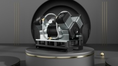 Abdominal suction pump head