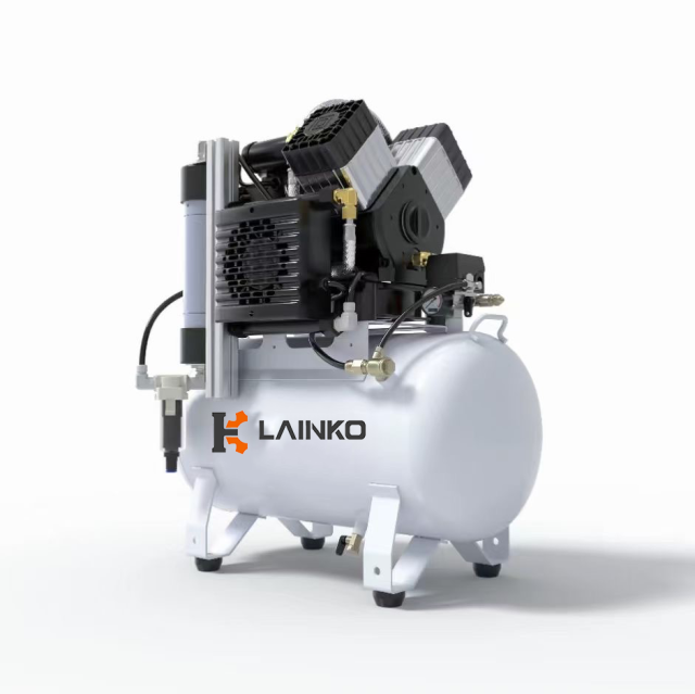 Oil-free belly suction air compressor