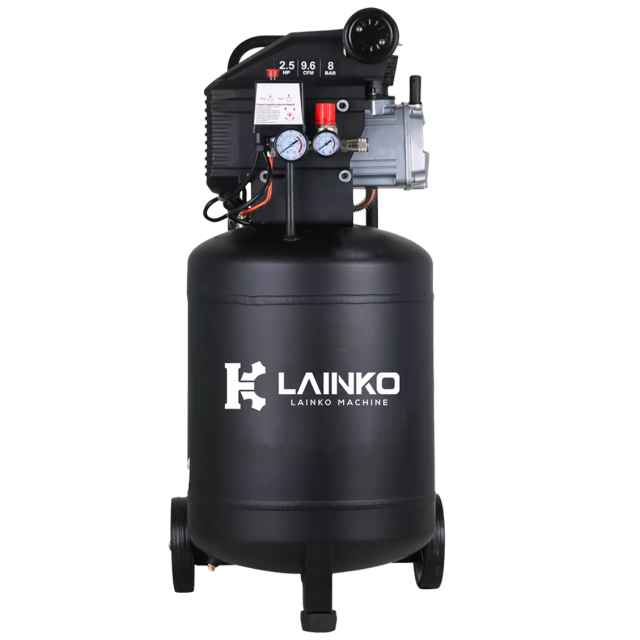 Lainko 50L Vertical Air Compressor | 2.5HP Direct Drive Silent Air Compressor