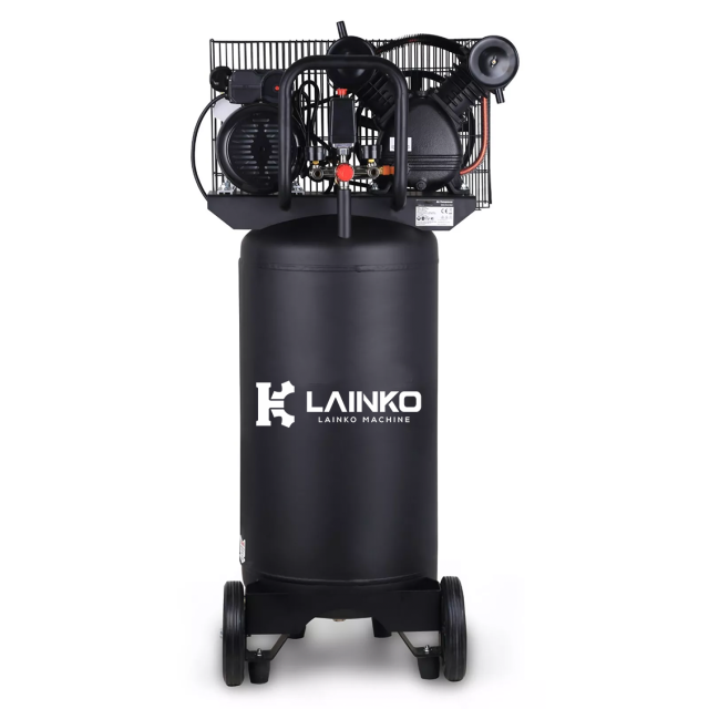 Lainko 100L Vertical Belt Driven Air Compressor | 3HP High Efficiency Industrial Compressor