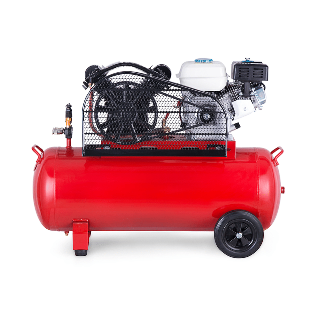 100L Gasoline Driven Air Compressor | Outdoor Portable Industrial Grade Power