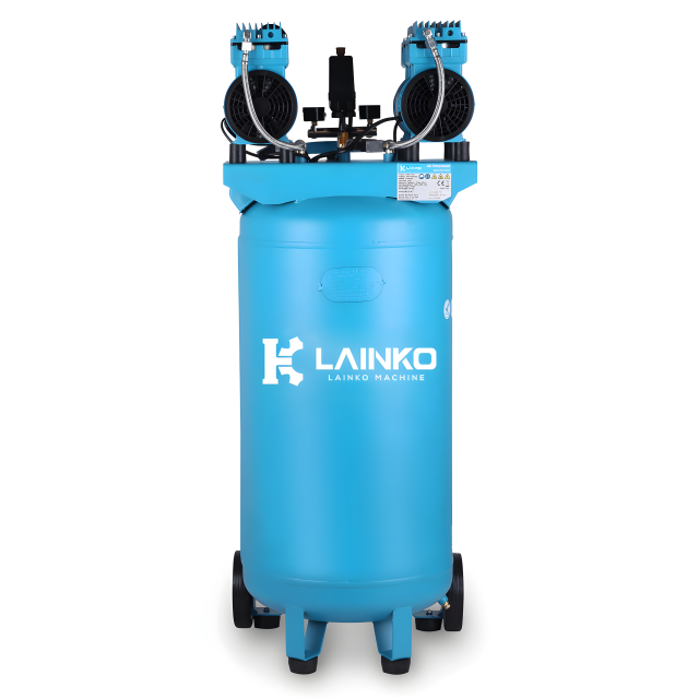 100L Vertical Oil-free Air Compressor | Quiet, Clean, Large Capacity Equipment