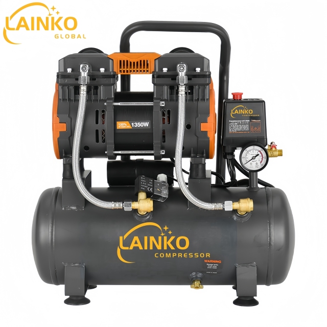15L Oil-free Silent Air Compressor | Lightweight Clean Air Source Equipment