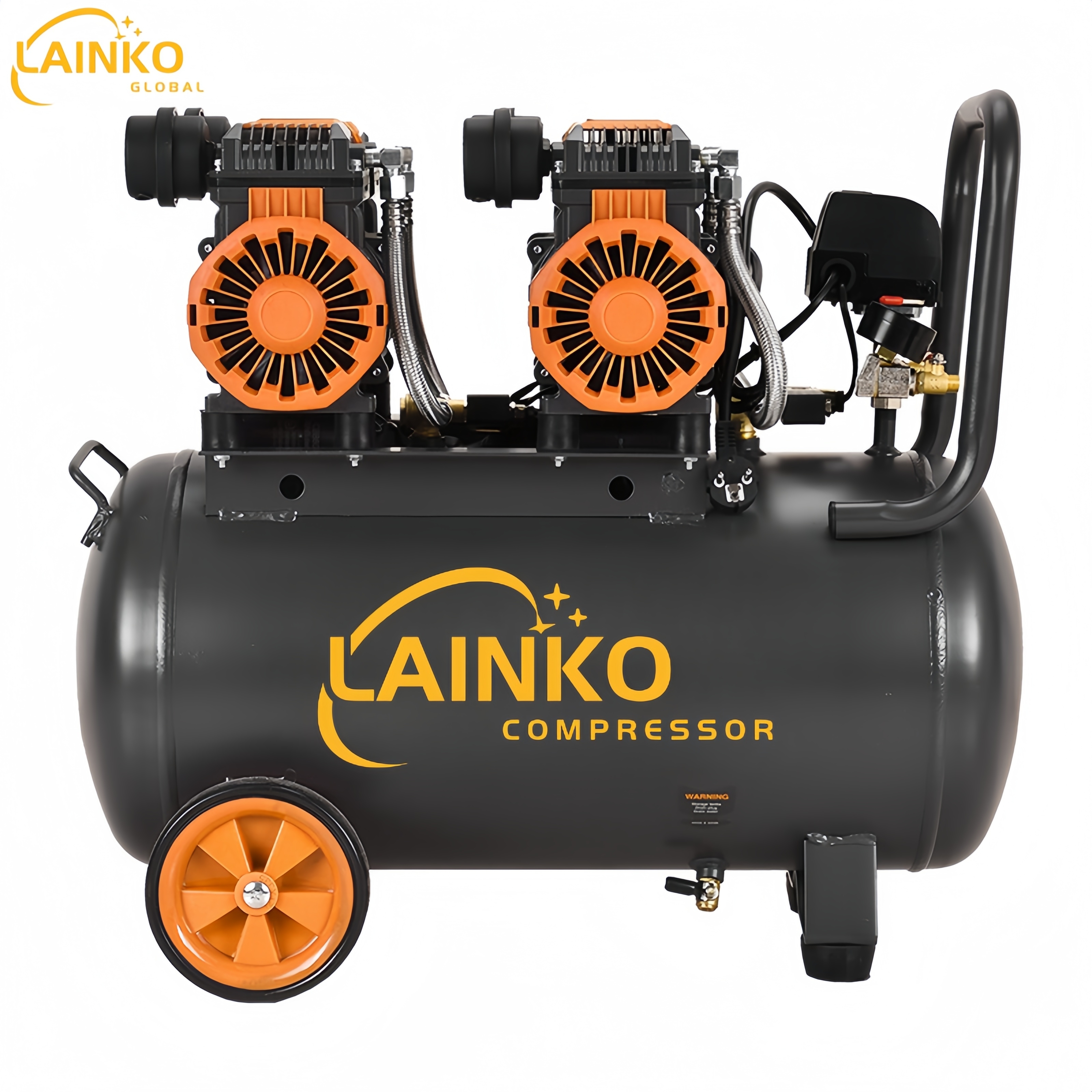 50L Oil-free Air Compressor | Silent Portable Clean Air Solution