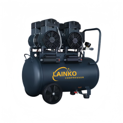 Silent Oil-Free Air Compressor – 50L, Twin Motor, 4HP