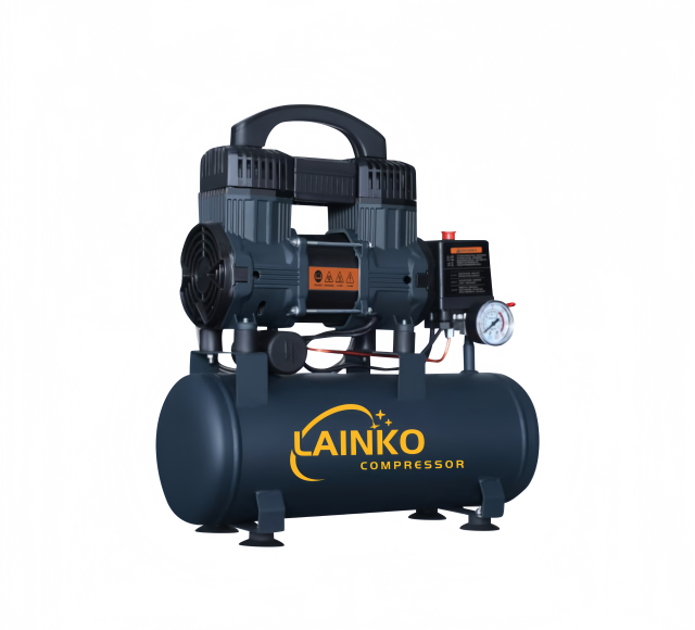 Silent Oil-Free Air Compressor – 10L, Single Motor, 1.2HP
