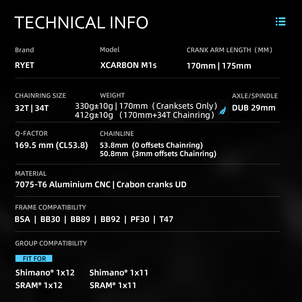 XCARBON M1s CK