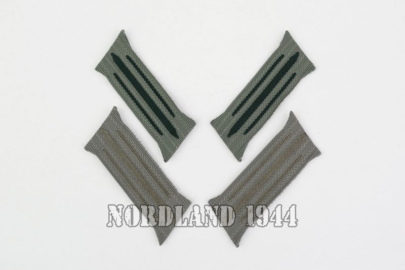 WWII German M38 and M40 General Issue Collar Tabs, Collar Litzen