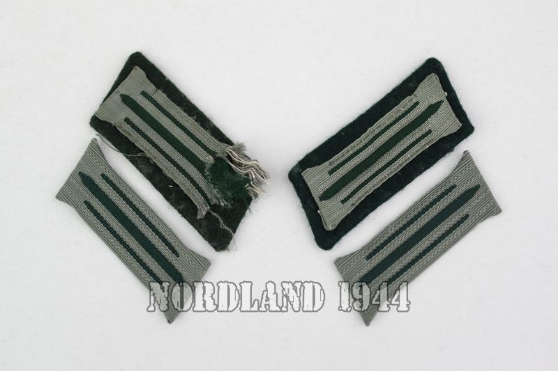 WWII German M38 and M40 General Issue Collar Tabs, Collar Litzen