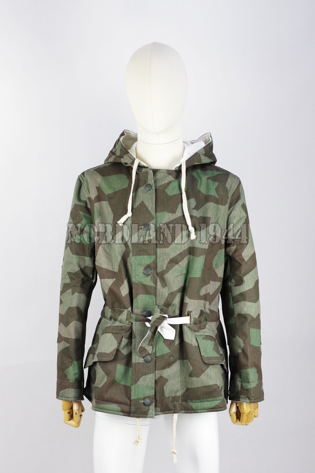 WWII German Splinter Pattern Camouflage Reversible Winter Parka
