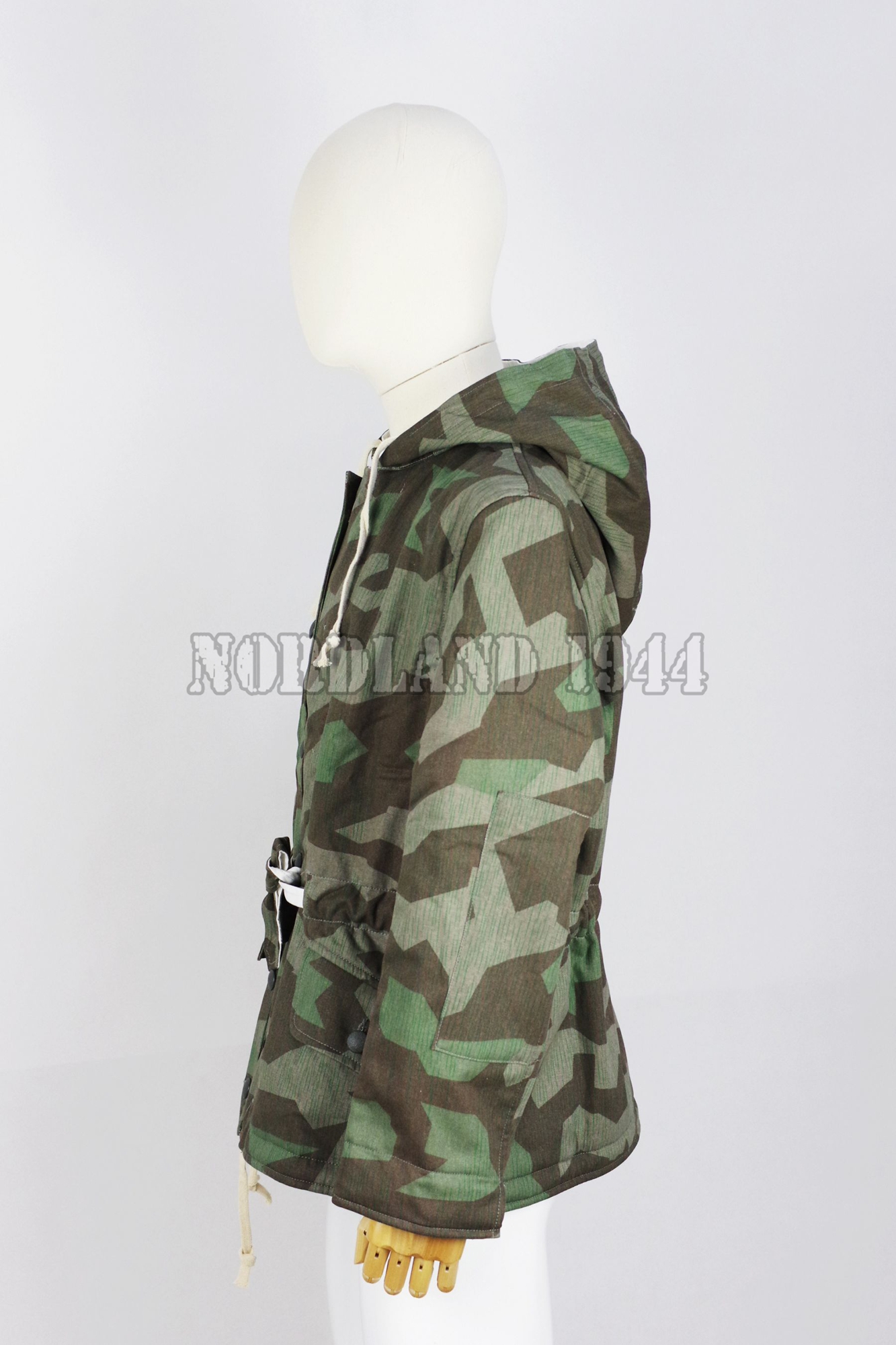 WWII German Splinter Pattern Camouflage Reversible Winter Parka
