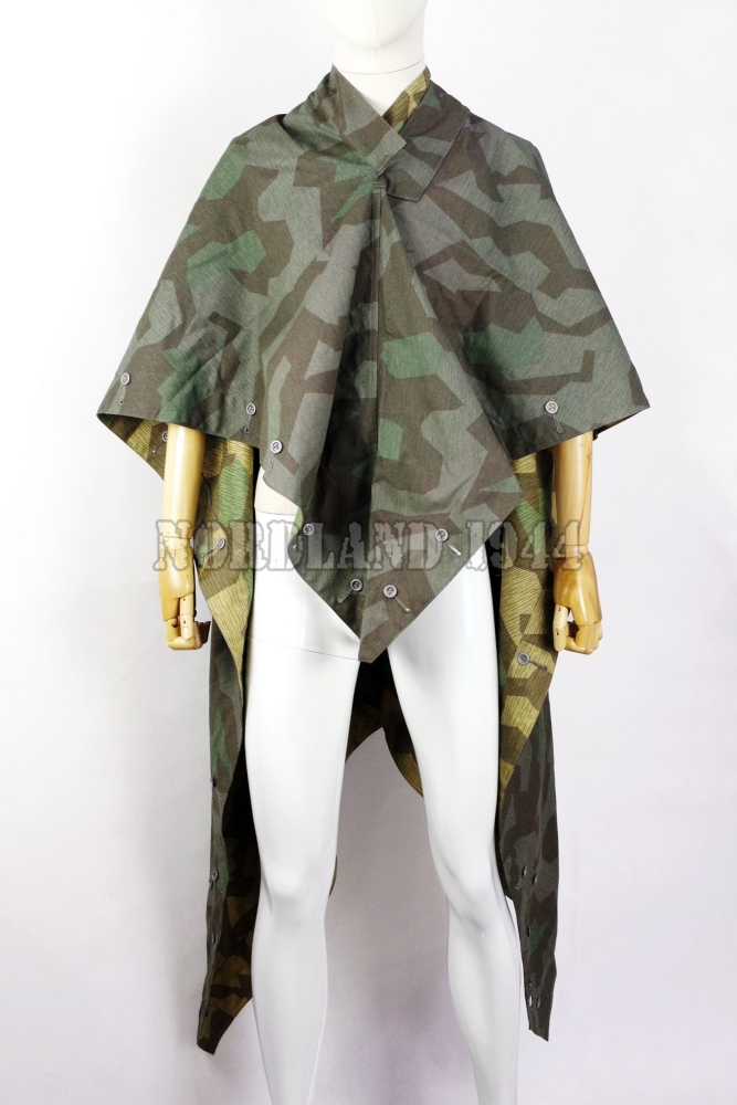 German M31 Oak-Leaf Camouflage Quarter Shelter Poncho Zeltbahn Camouflage Specialized Clothing