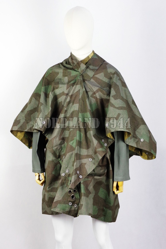 German M31 Oak-Leaf Camouflage Quarter Shelter Poncho Zeltbahn Camouflage Specialized Clothing